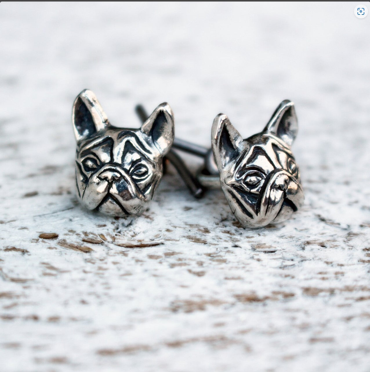 Fransk bulldog manschettknappar