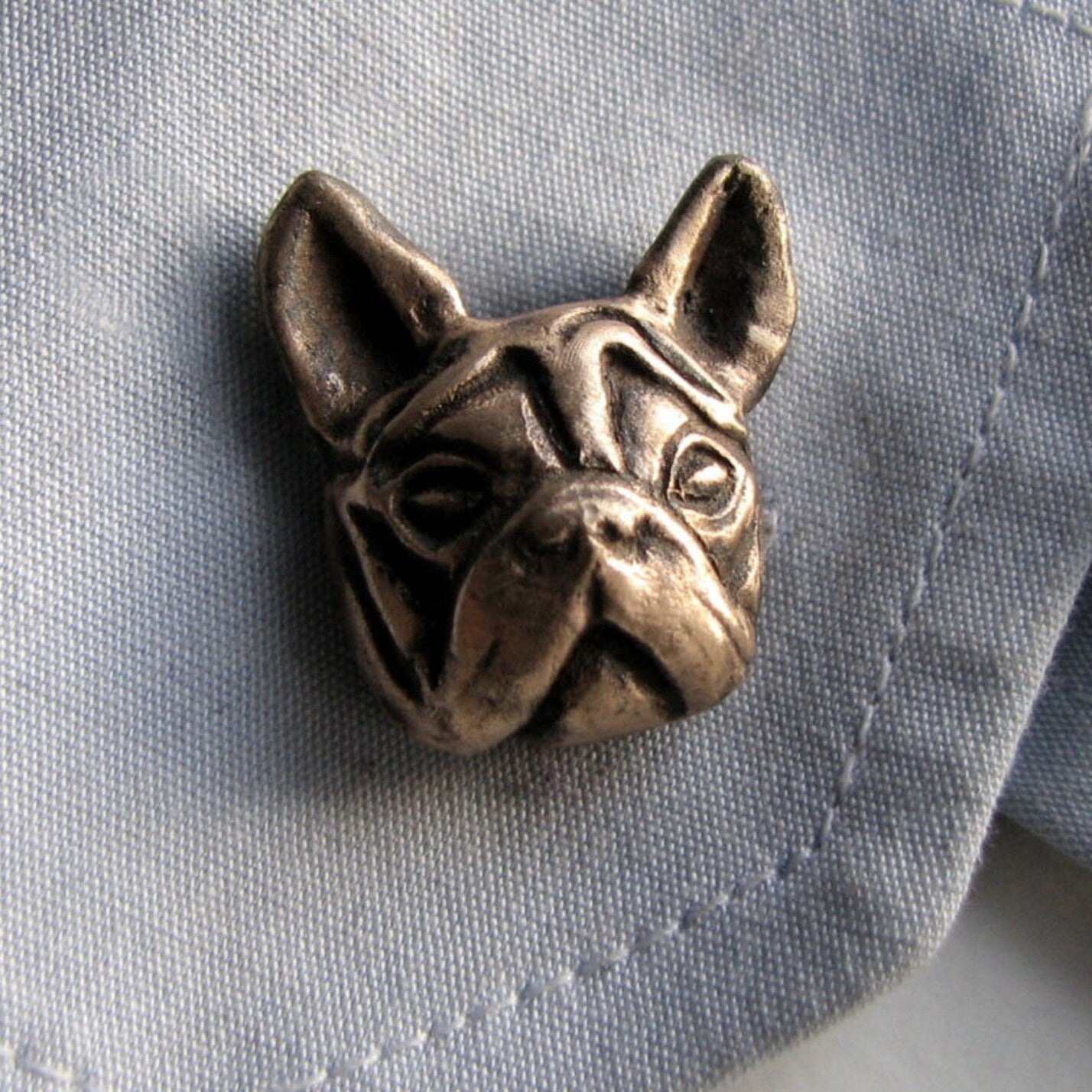 Fransk bulldog manschettknappar