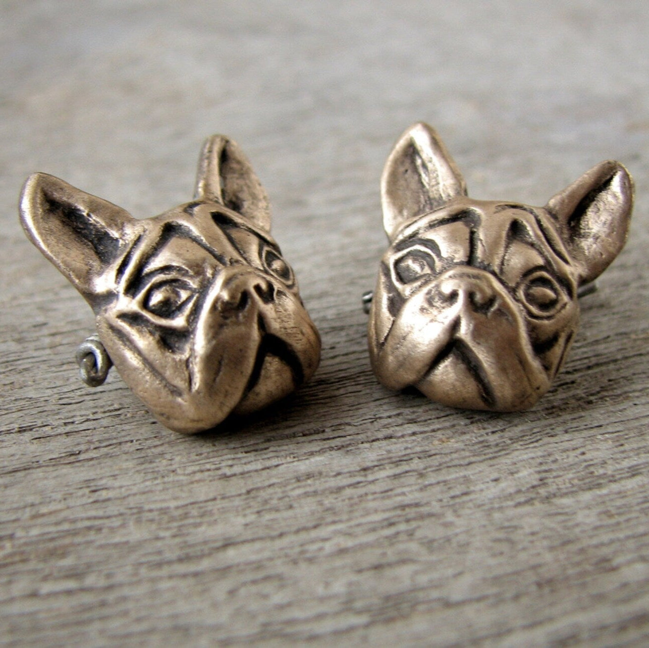 Fransk bulldog manschettknappar