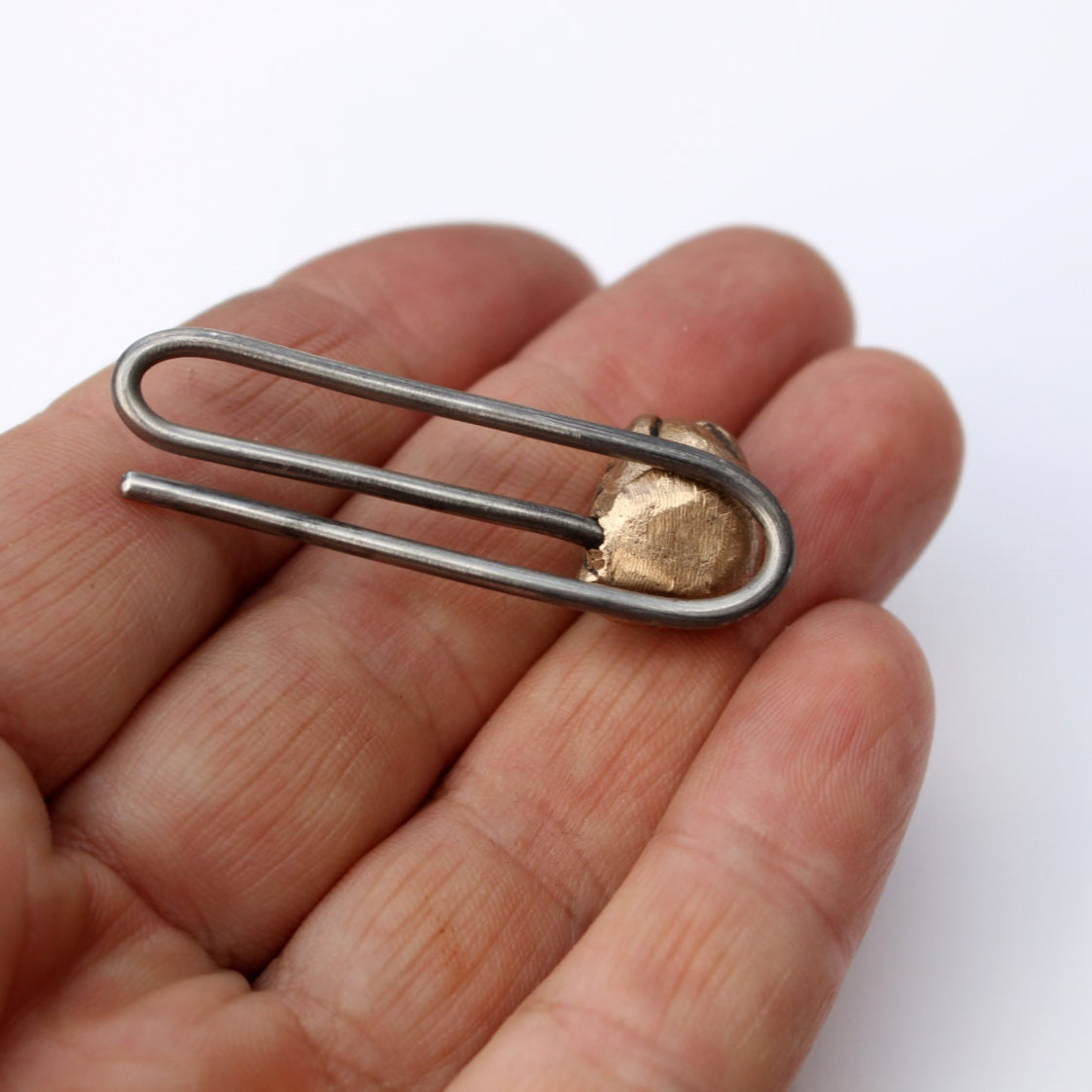 Handcrafted Bronze Tie Clip – Your Dog, but in Miniature