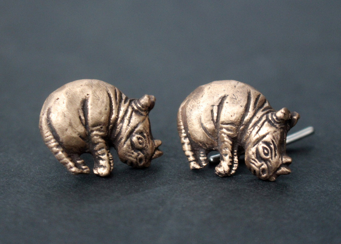 Noshörning manschettknappar