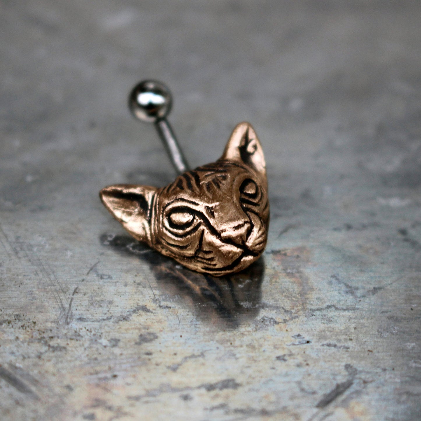 Sphynx katt navelsmycke