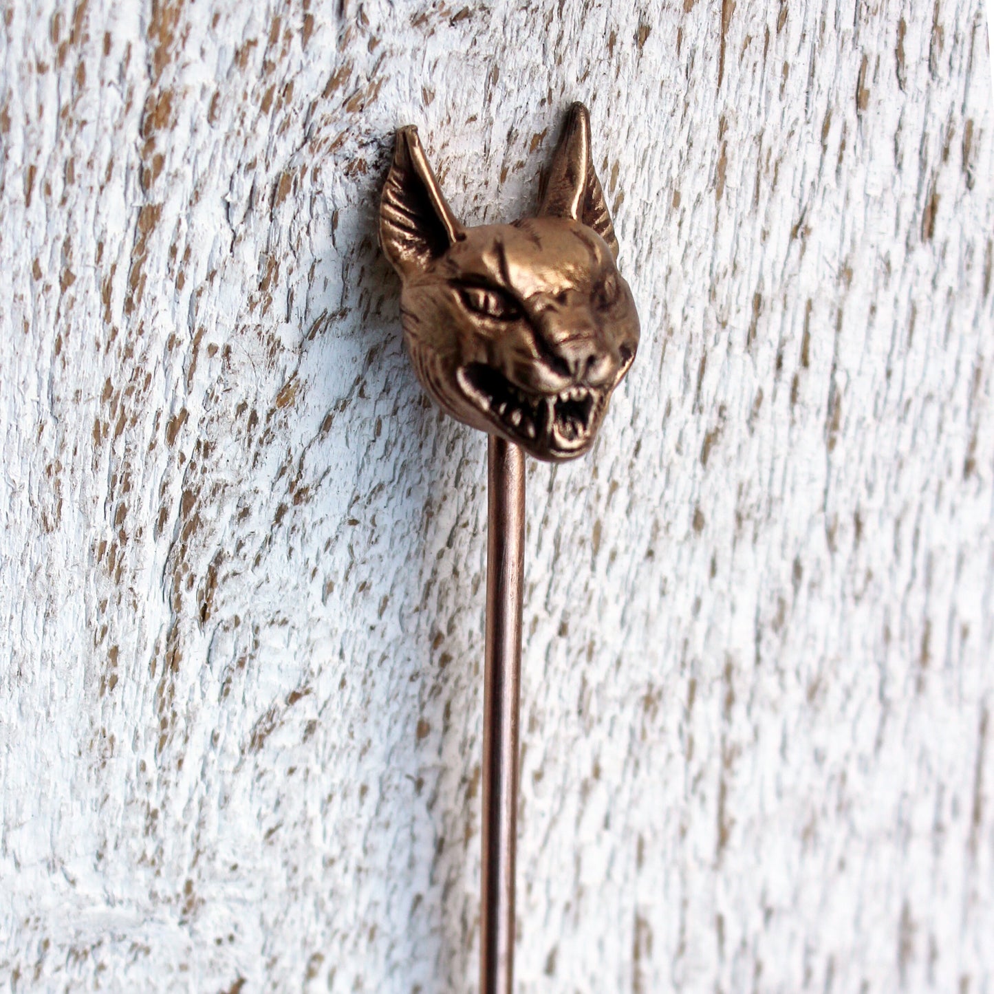 Wild cat hair stick