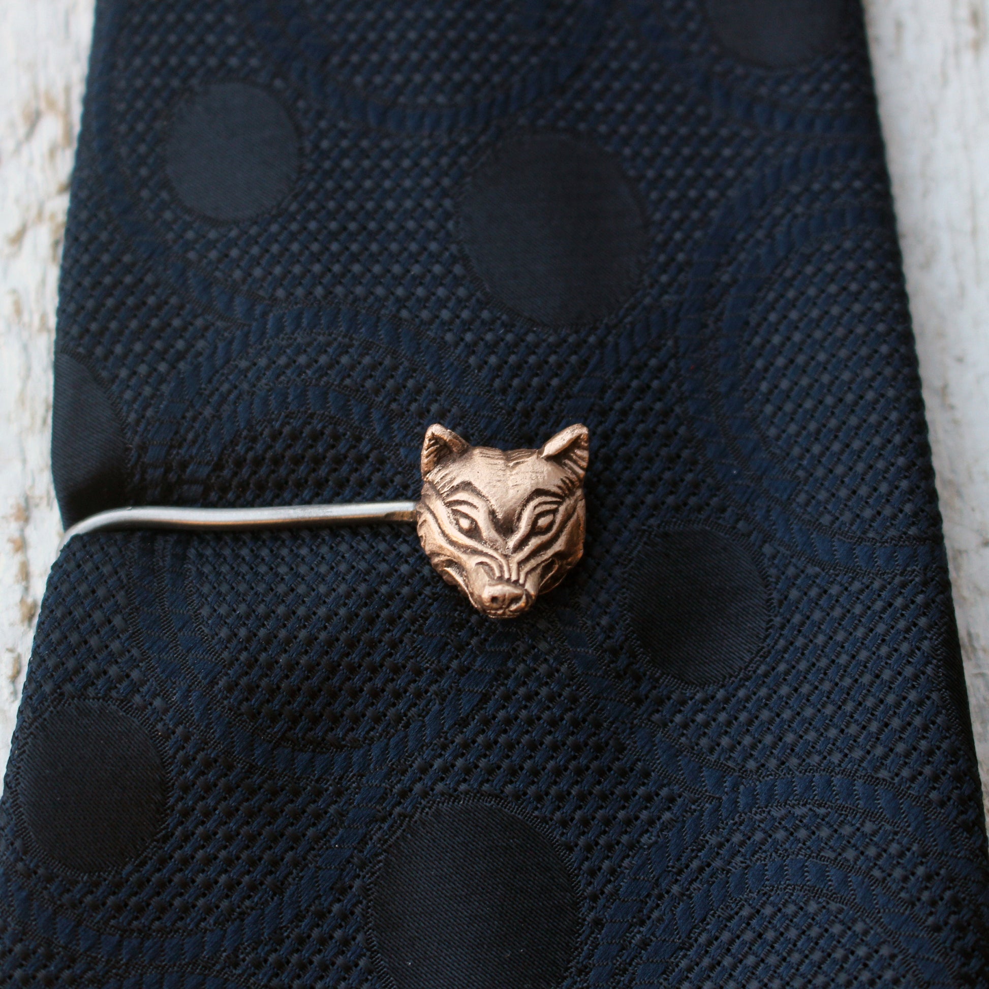 varg huvud slips klämma