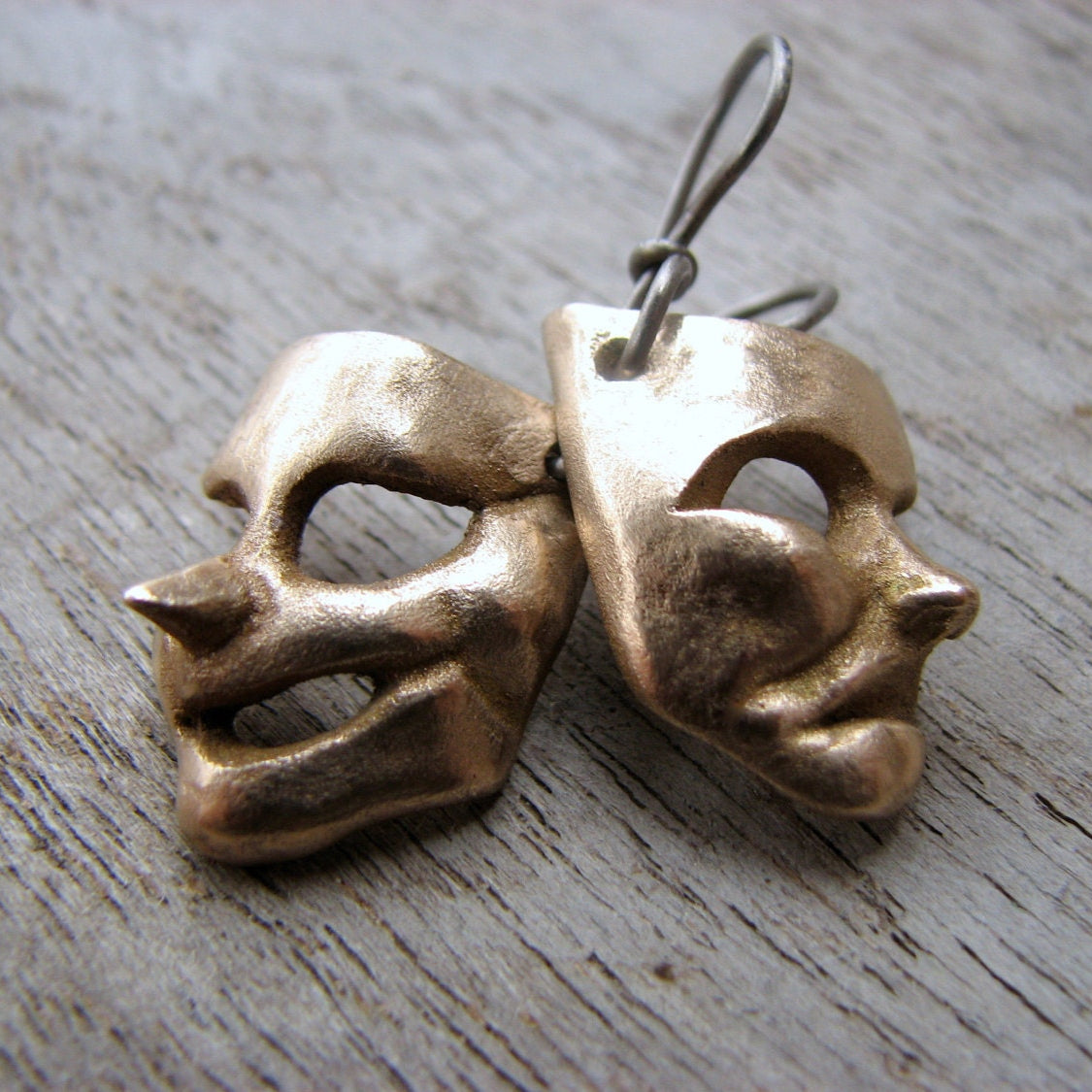 Comedy & tragedy earrings