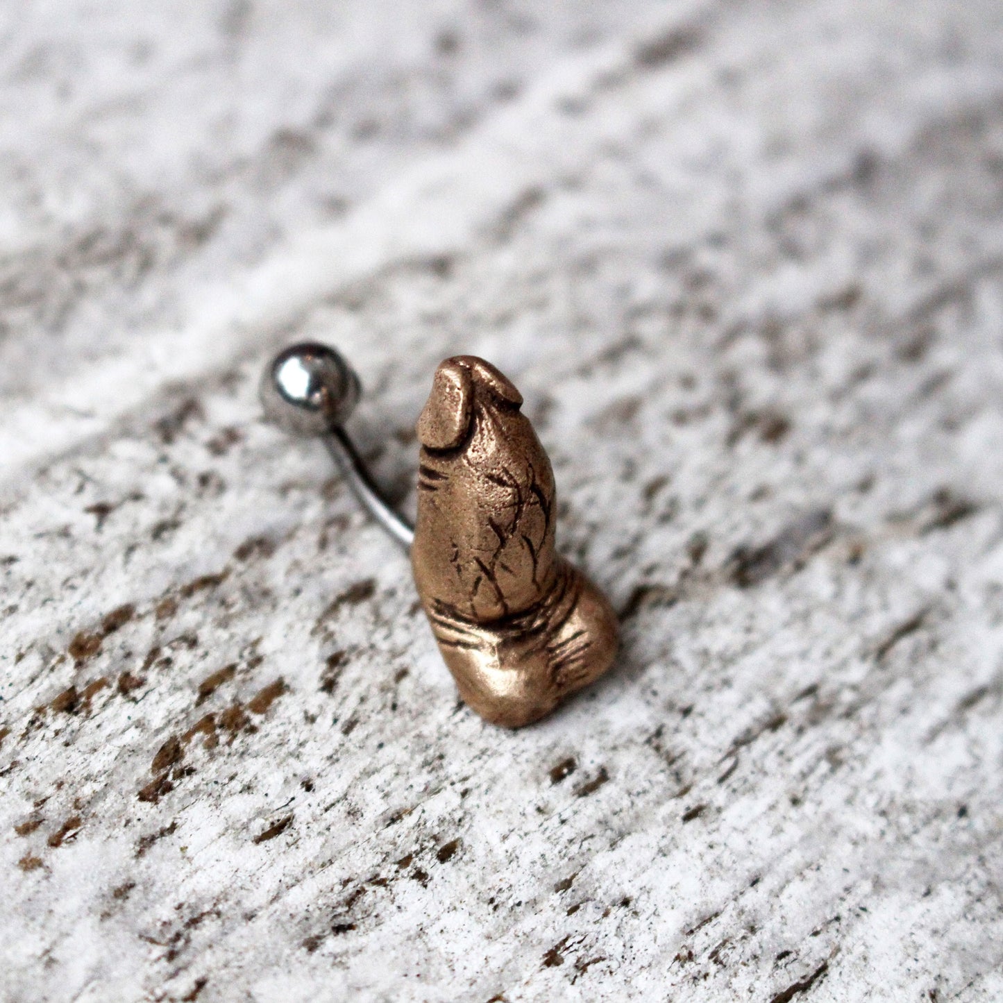 Miniatyr kuk navelring