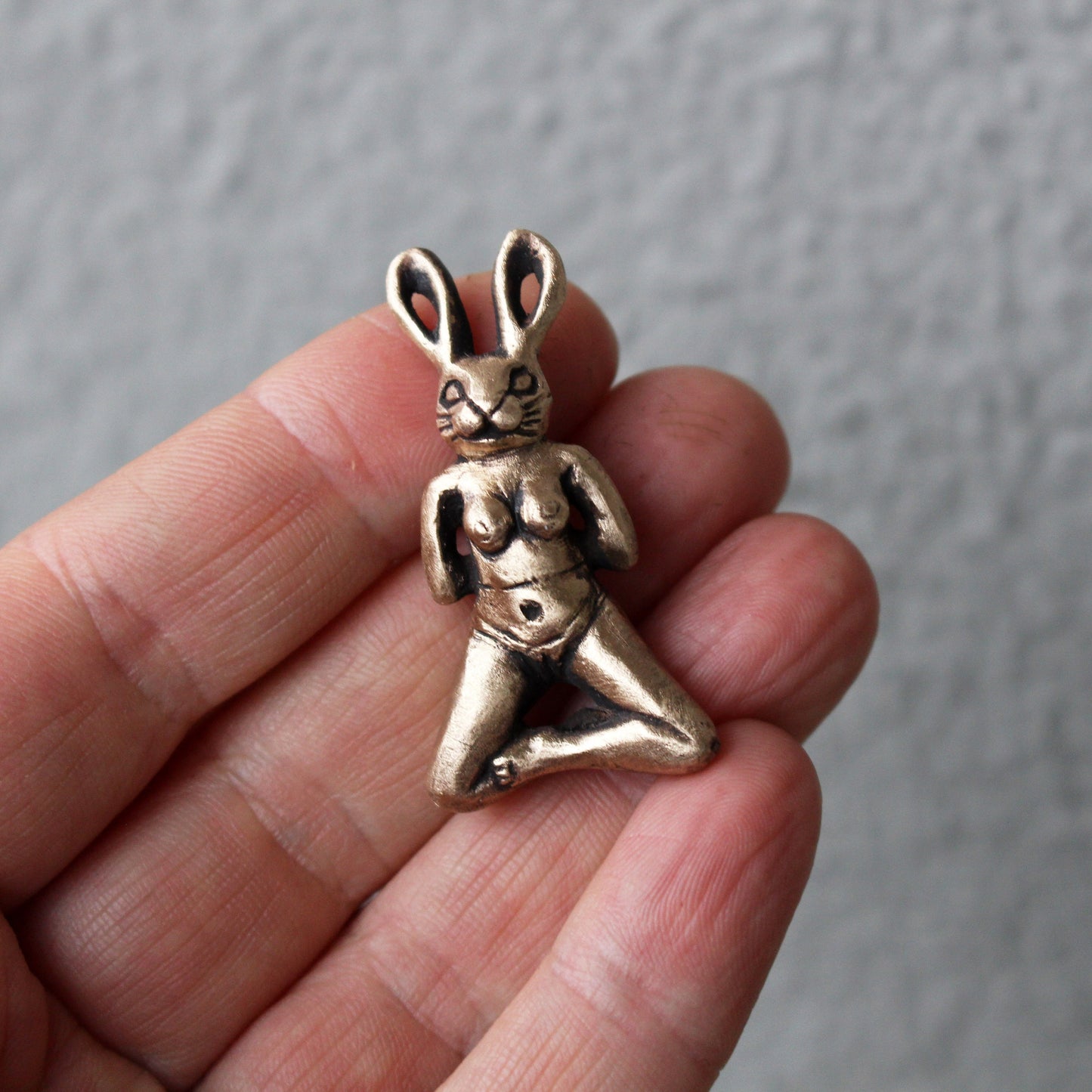Rope bunny halsband