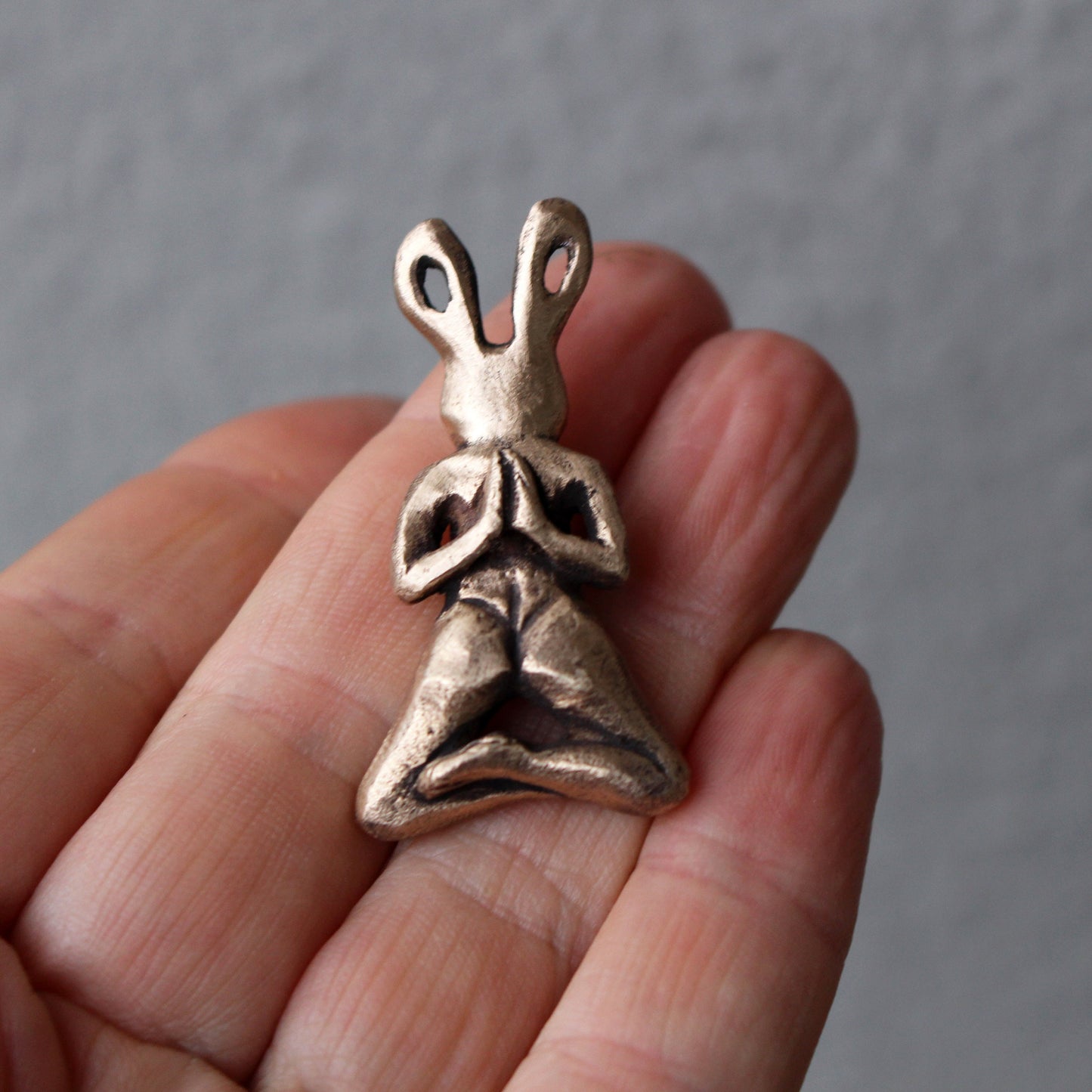 Rope bunny halsband