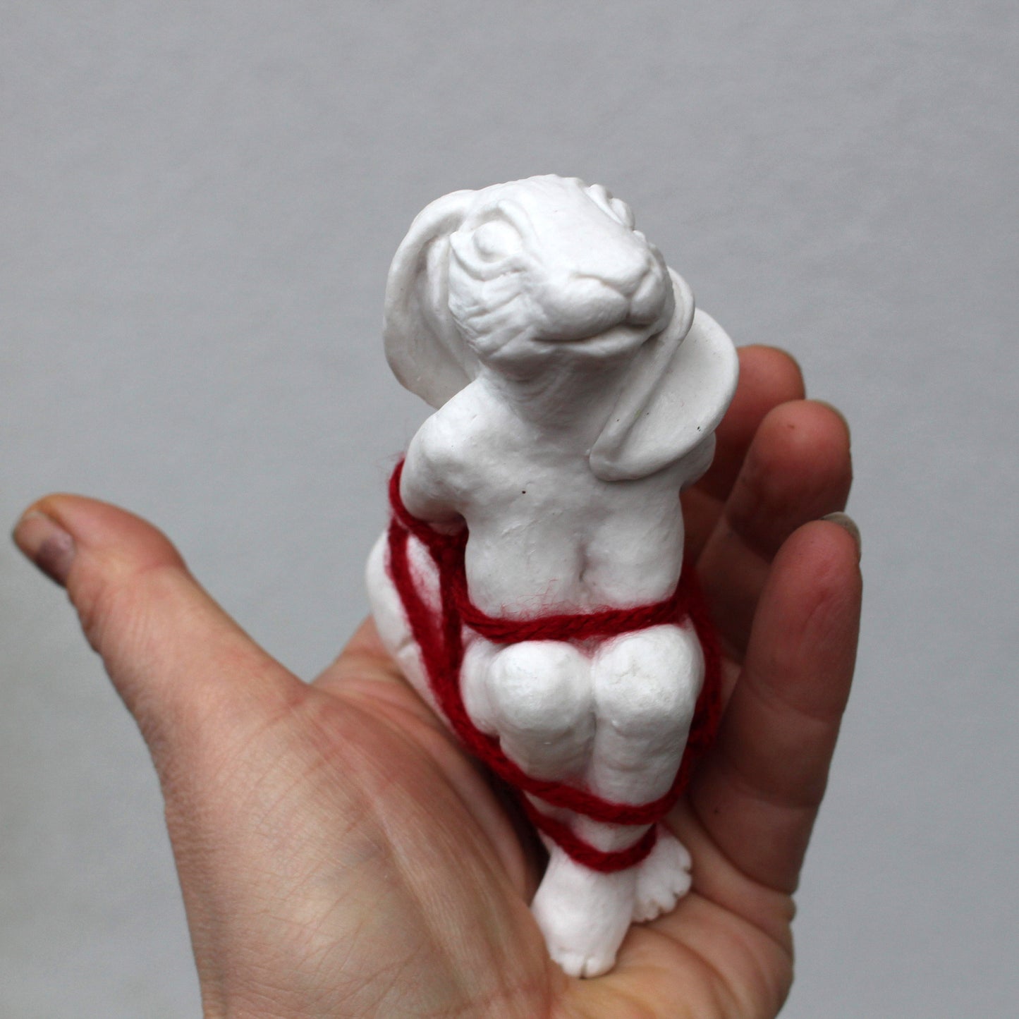 Shibari kanin skulptur