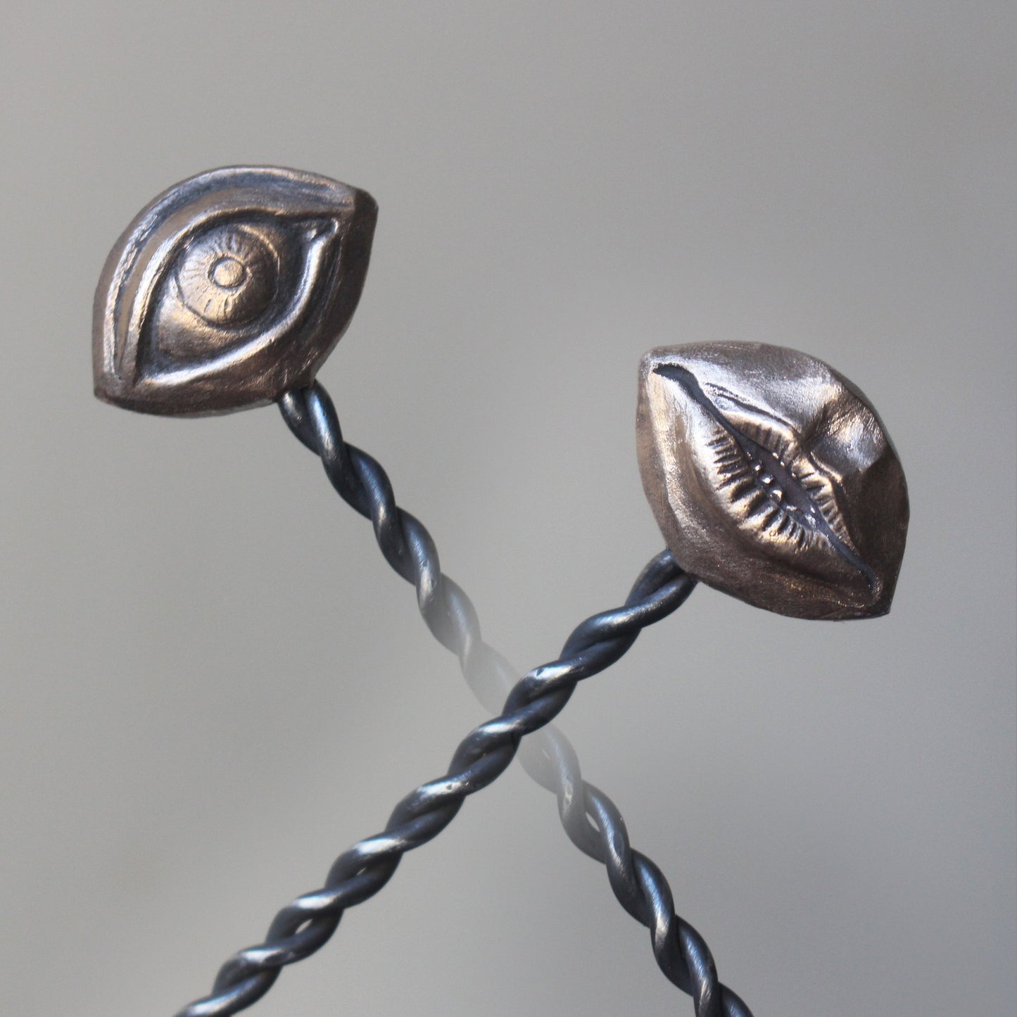 Eye and Mouth Hair Stick