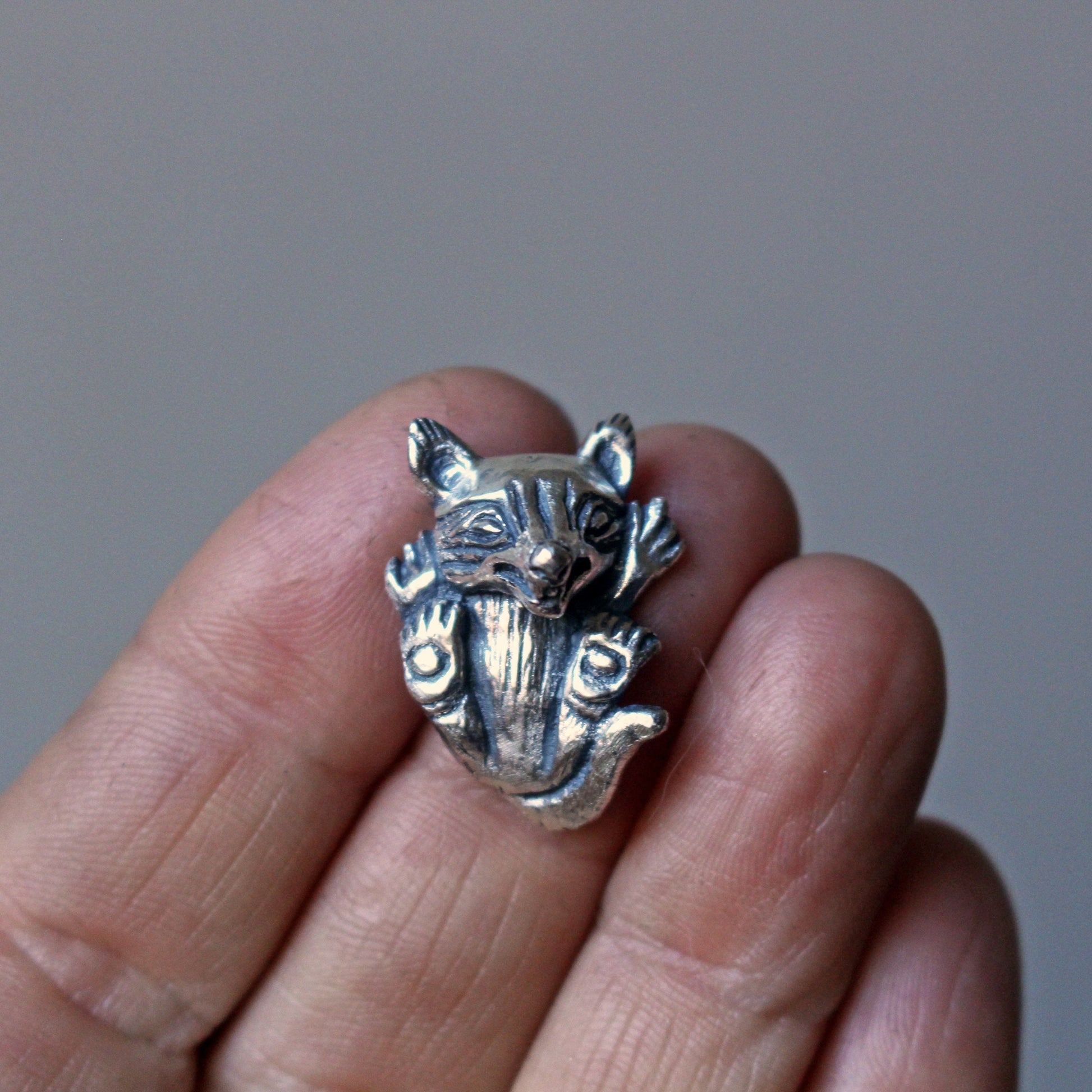 vargunge halsband i silver