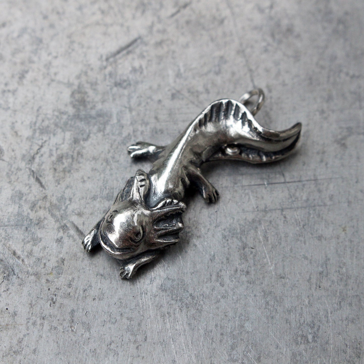Axolotl necklace
