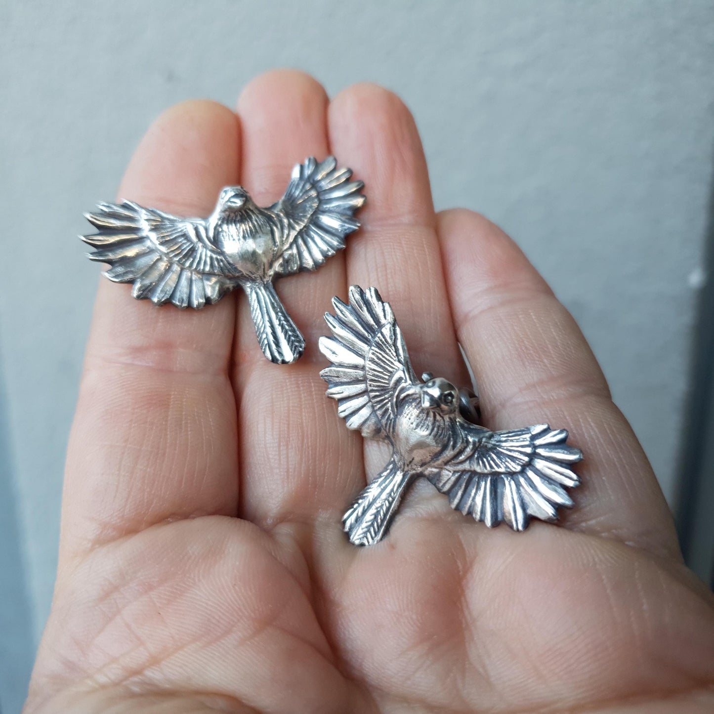 Finch garden bird cuff links