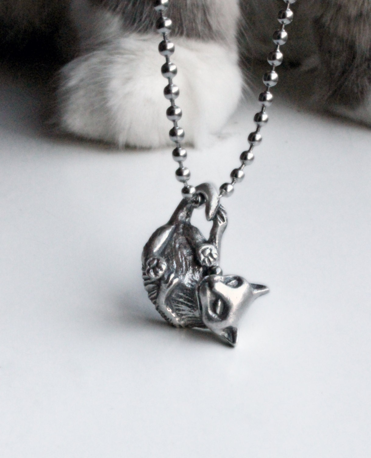 Lekande katt halsband
