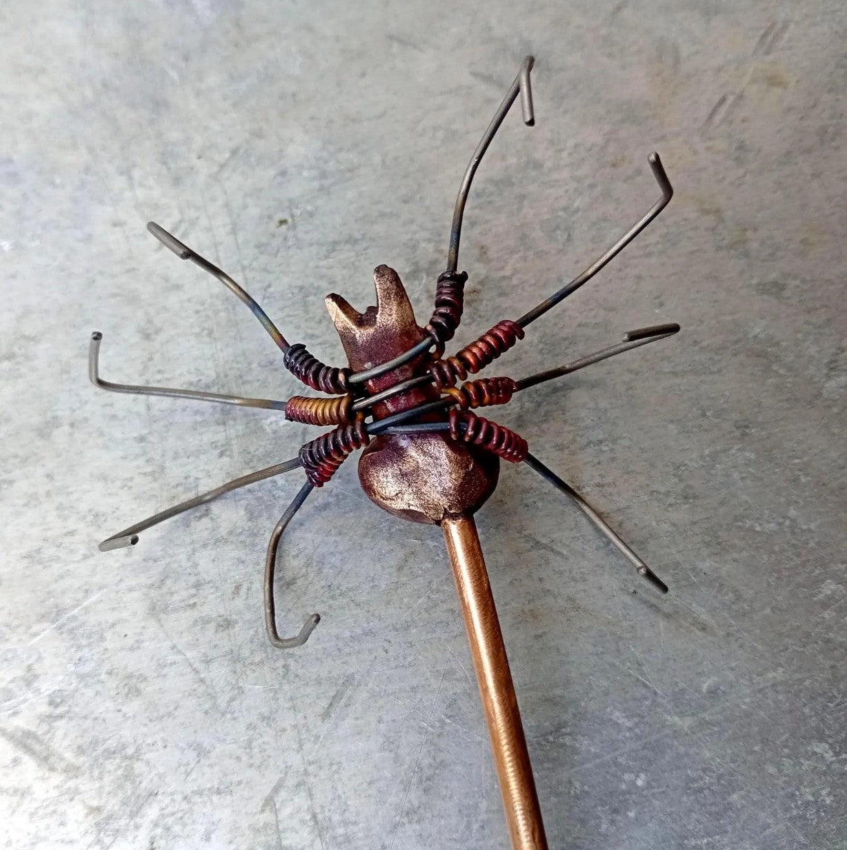 handgjort spindel hårsmycke