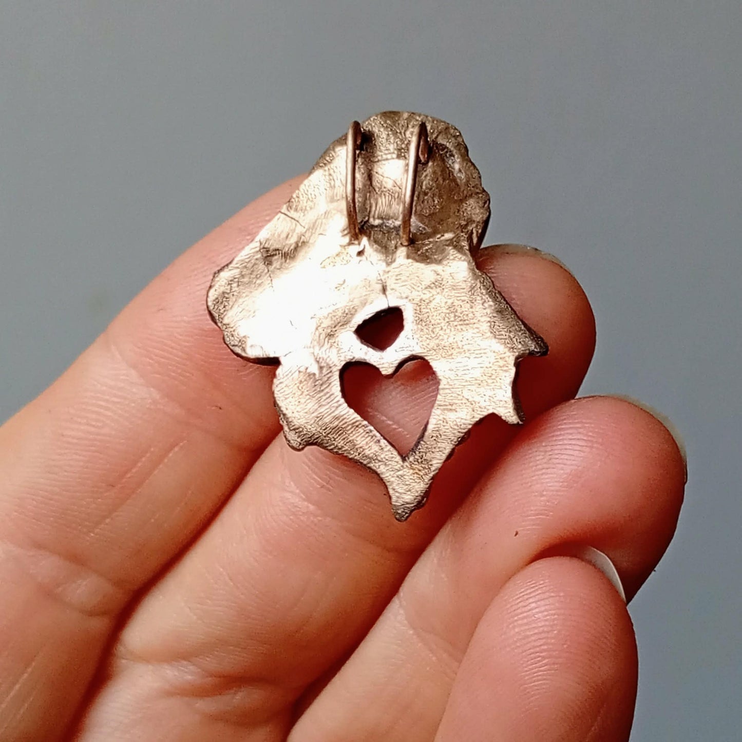 backside of crocodile charm