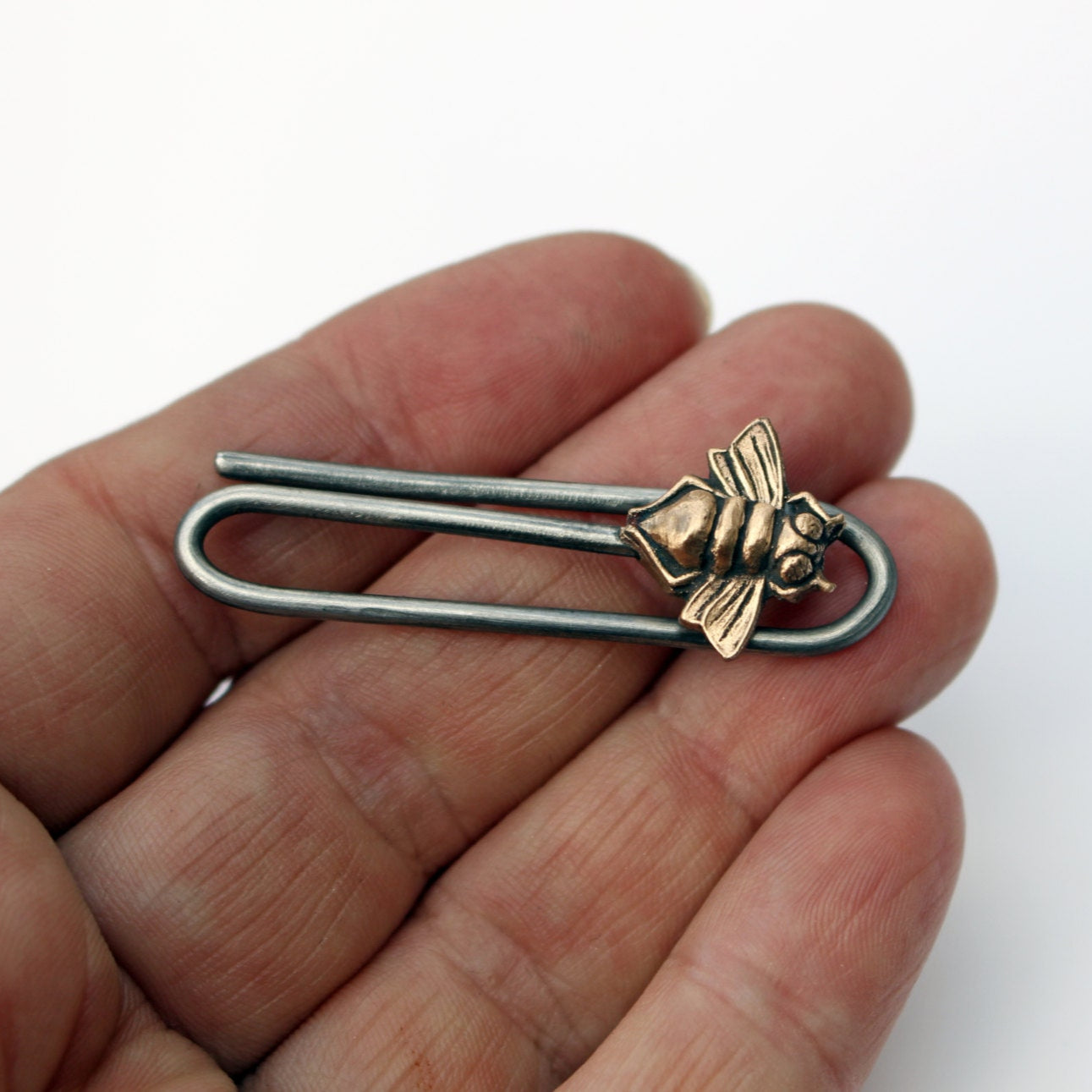 bi biet slipsklämma i rostfritt stål och brons