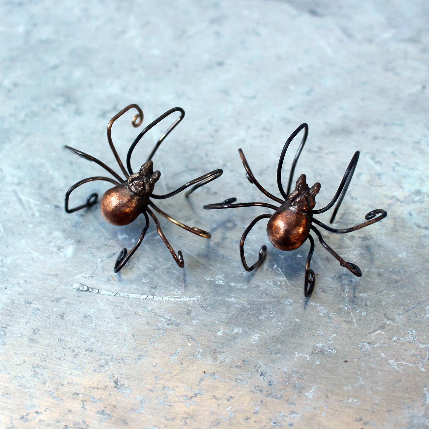 Small spider earring