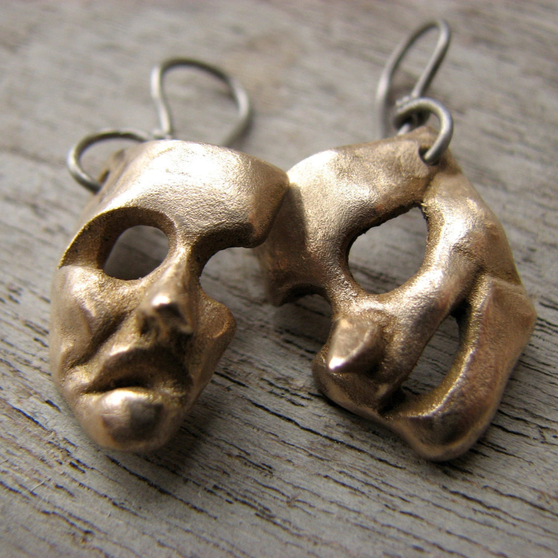 Comedy & tragedy earrings