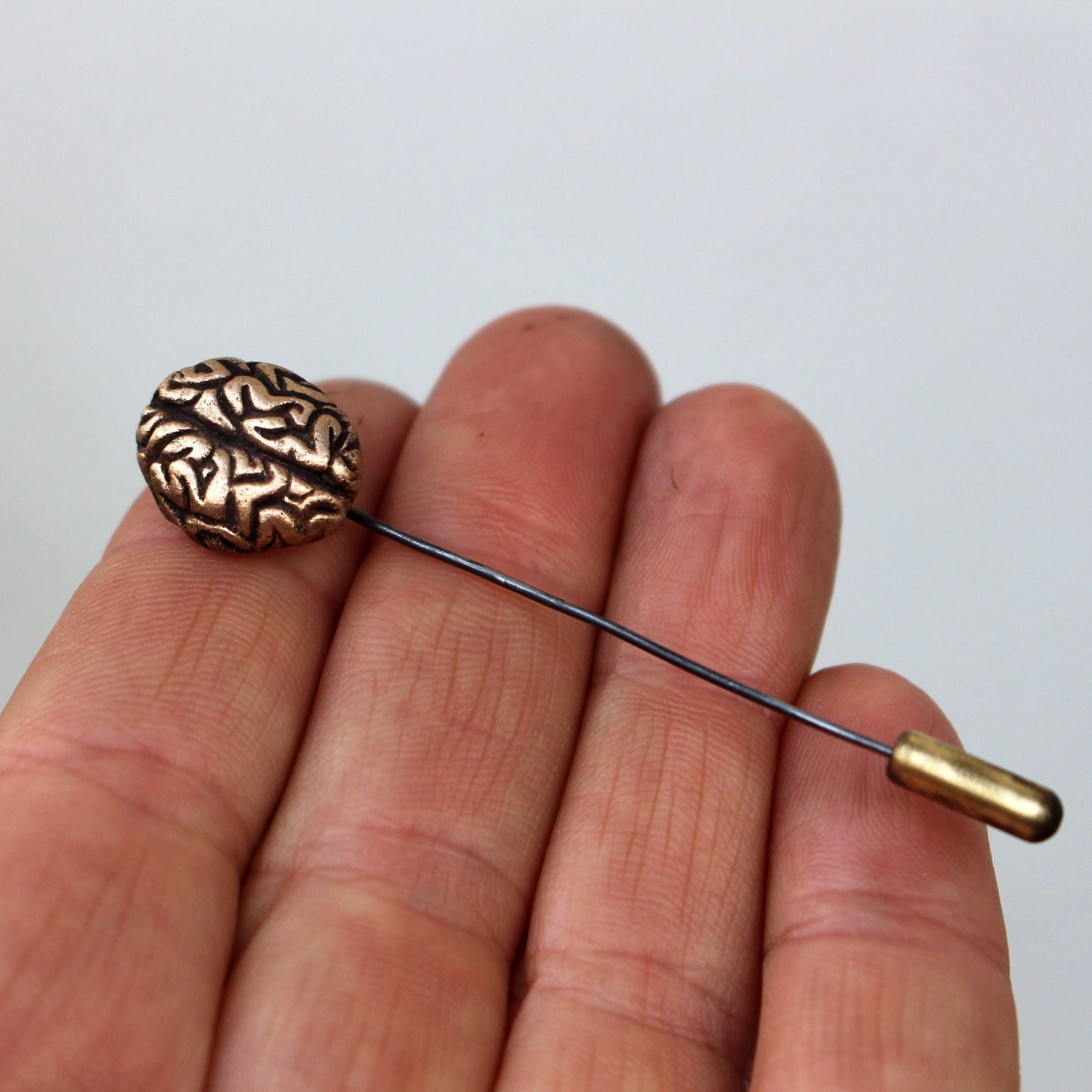 Brains, grey matter cufflinks/tie clip/lapel pin