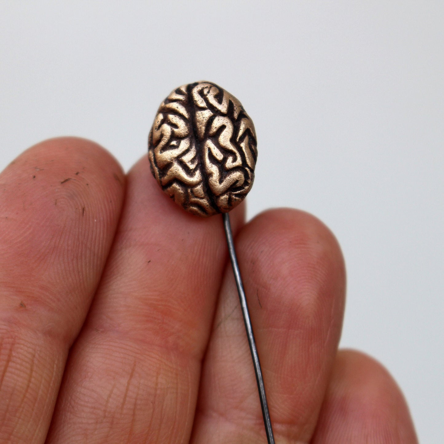 Brains, grey matter cufflinks/tie clip/lapel pin