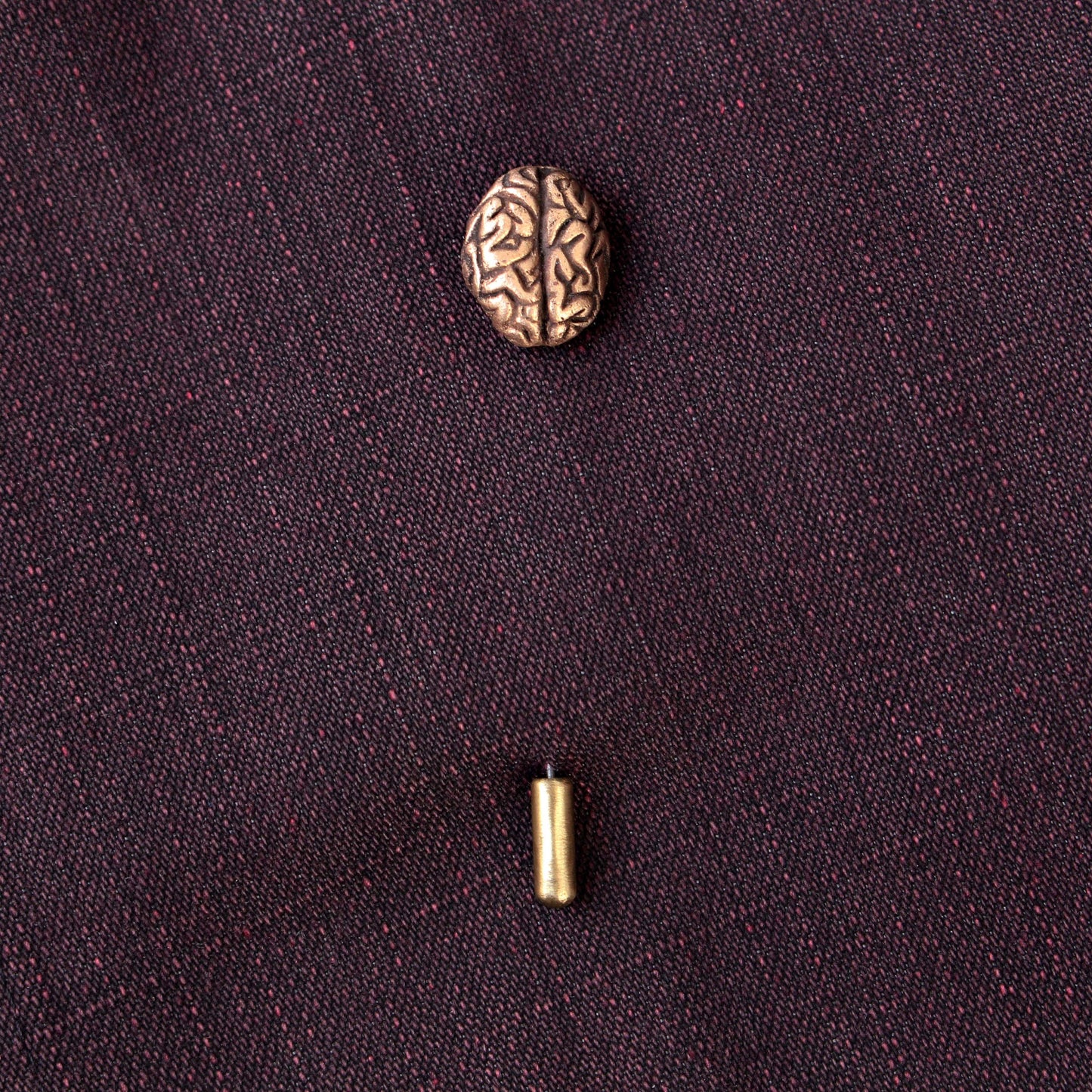 Brains, grey matter cufflinks/tie clip/lapel pin