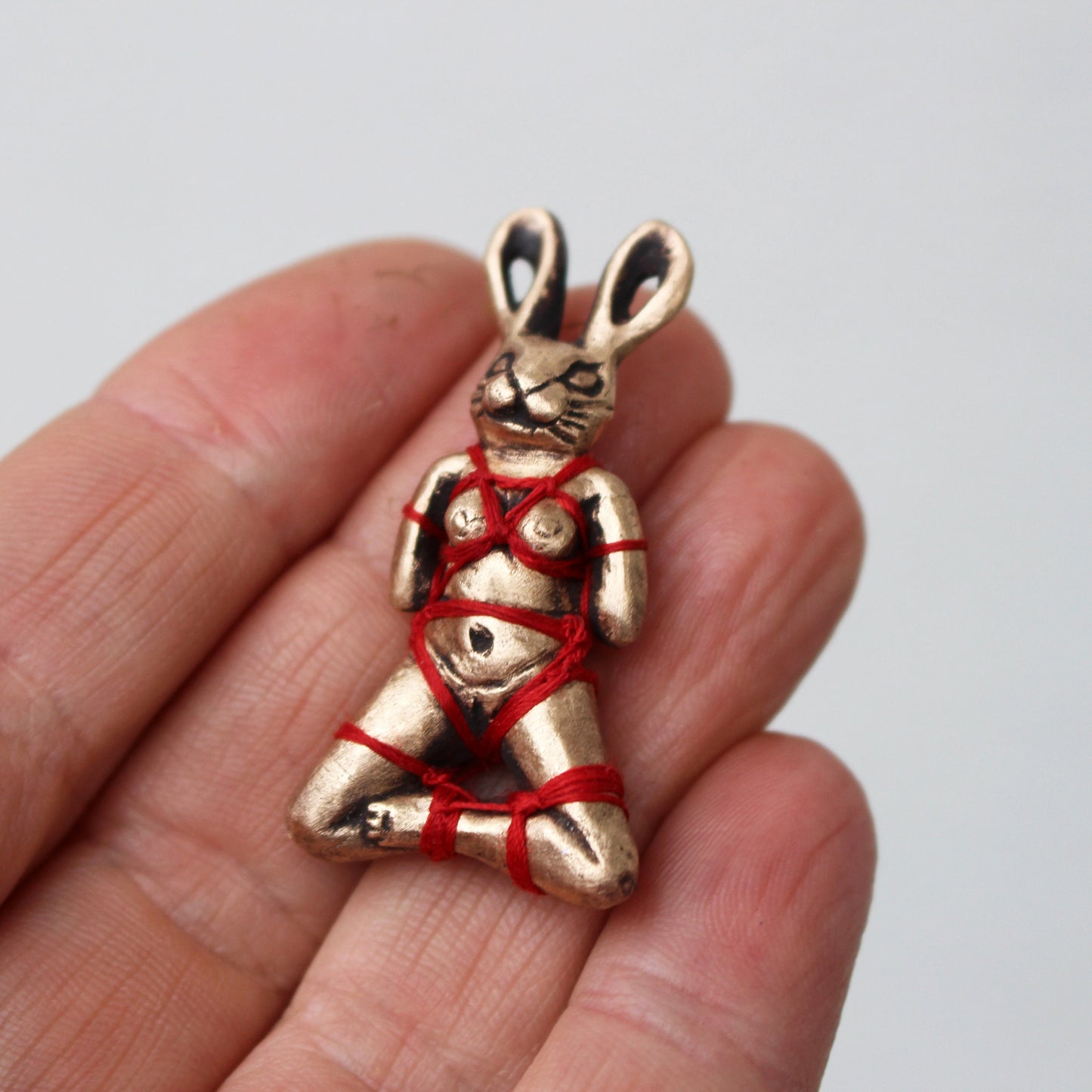 Rope bunny halsband