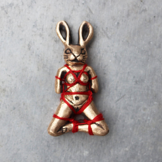 Rope bunny halsband