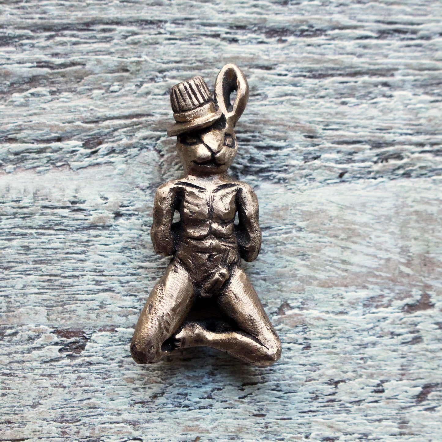 Manlig rope bunny halsband