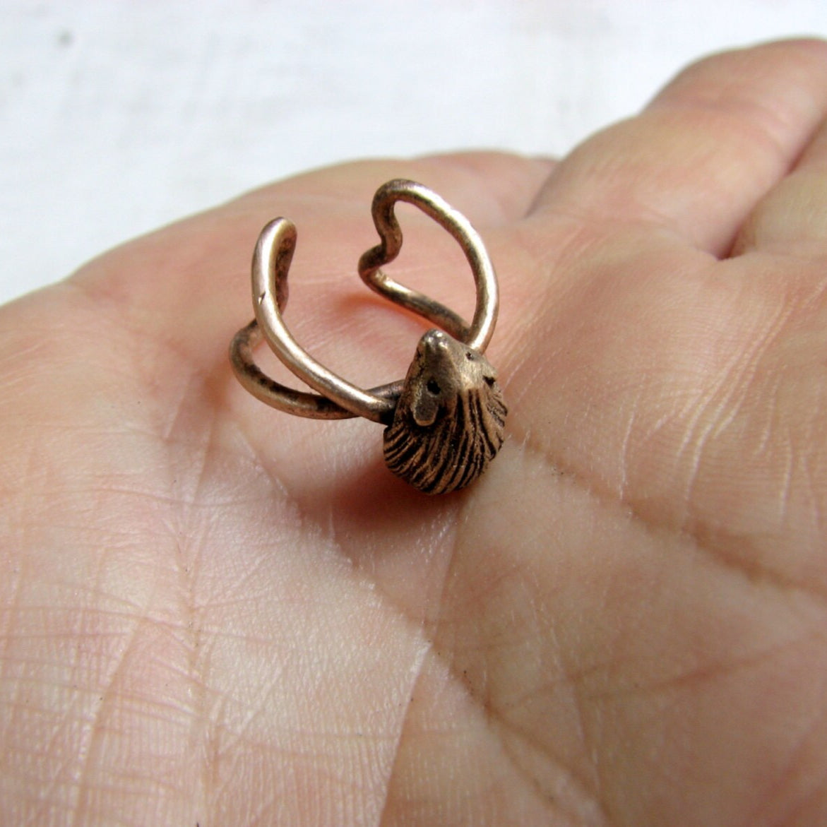 Hedgehog ear cuff