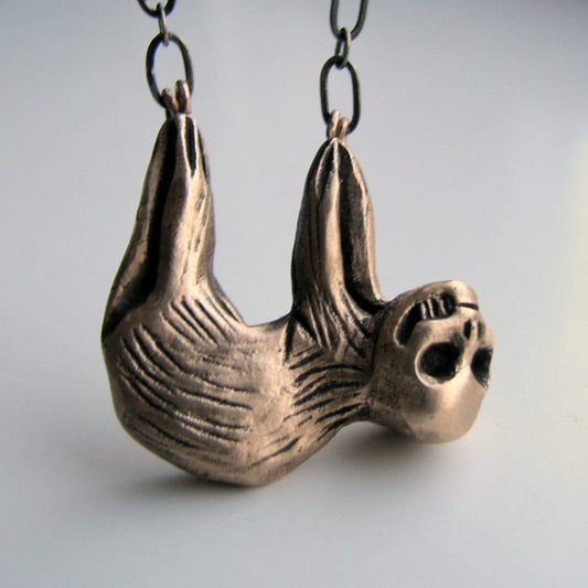 Skully the sloth necklace