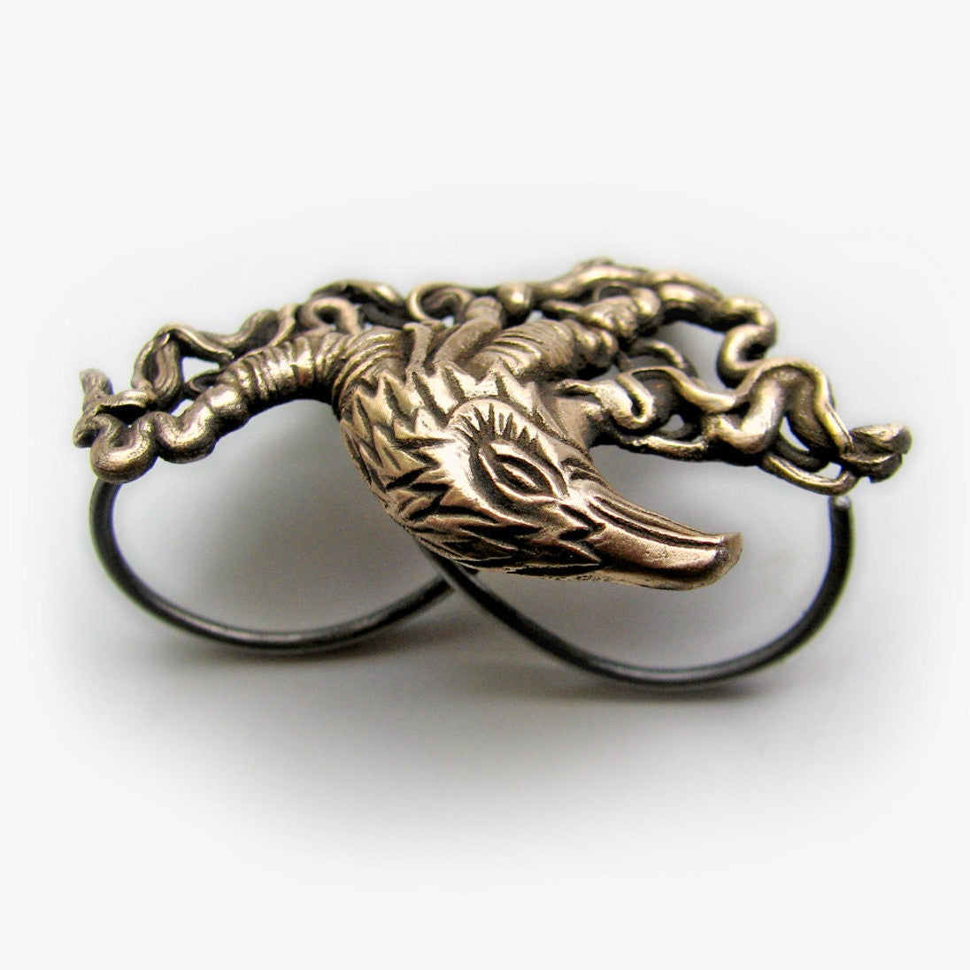 korpen filigre tvåfingerring