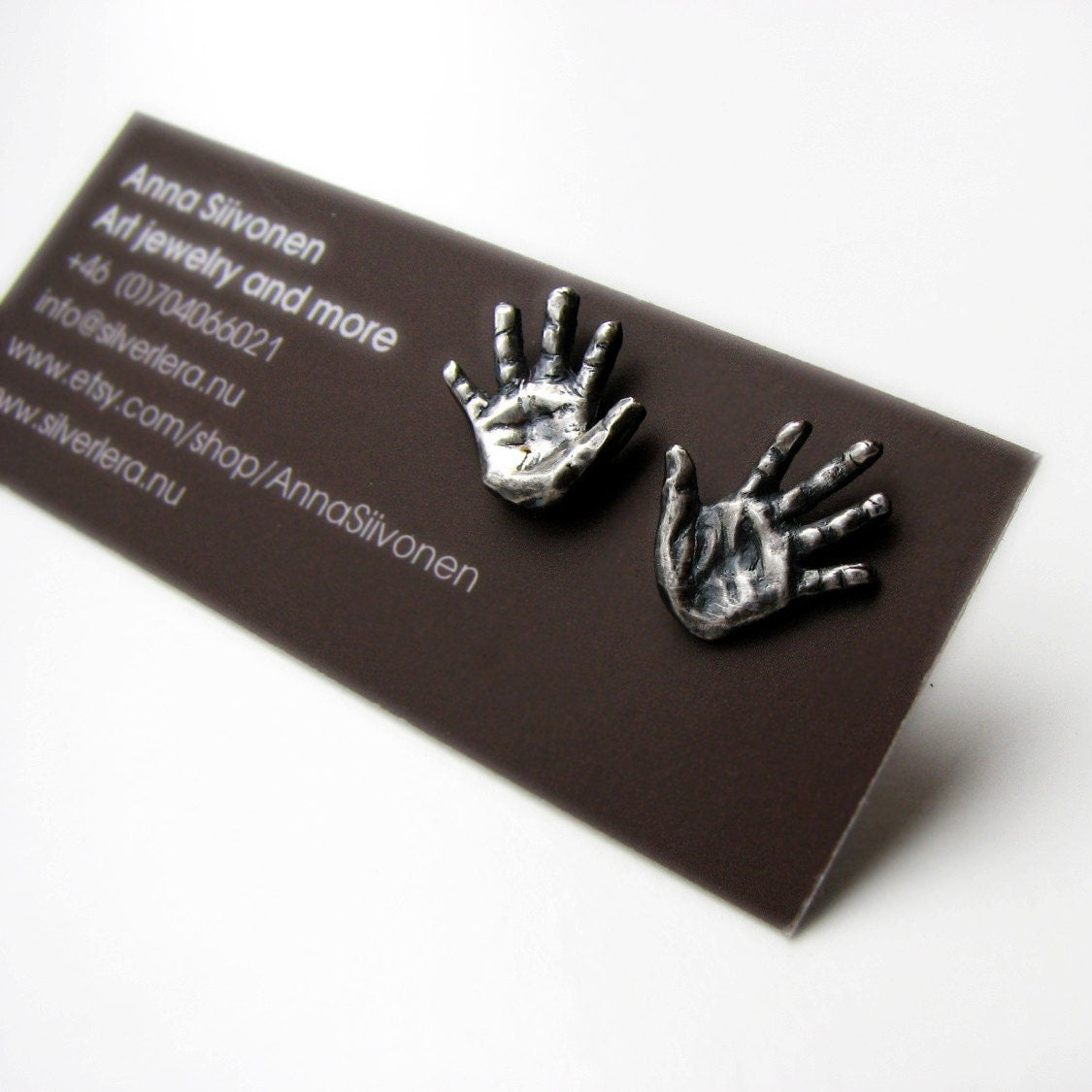 niobiumörhängen silverhänder