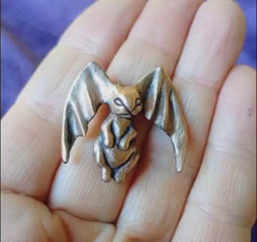 ai video of bronze bat bunny flying