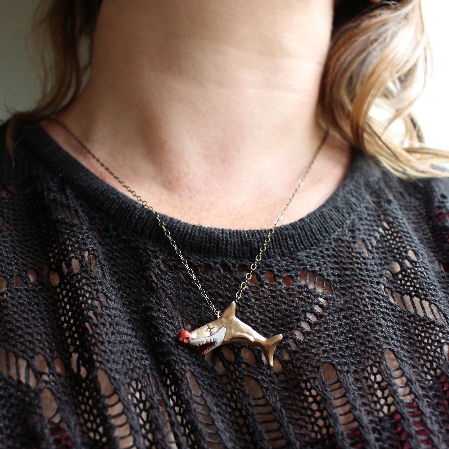 sharky clown fisk haj halsband