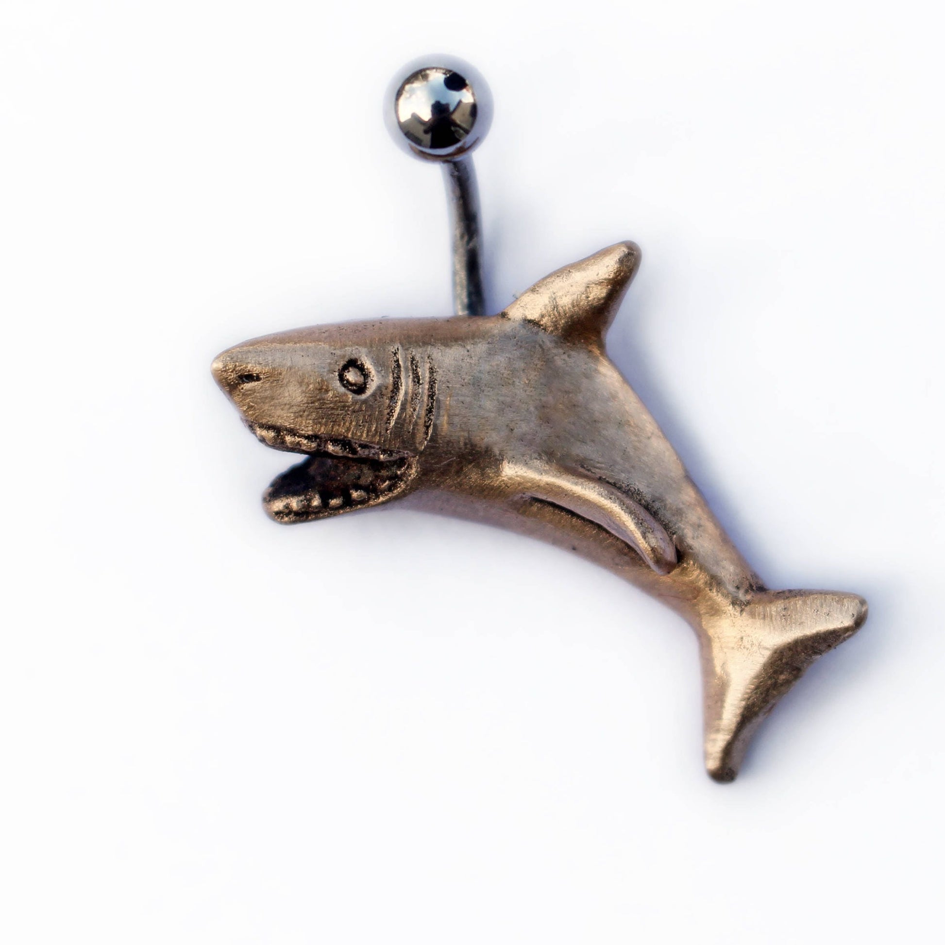 shark belly button piercing jewelry