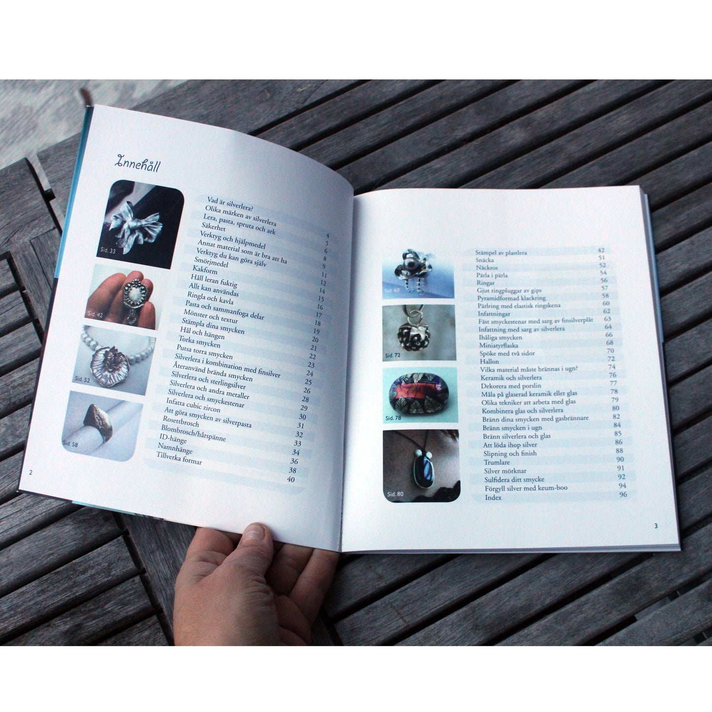 instruktionsbok smyckeskapande silverlera