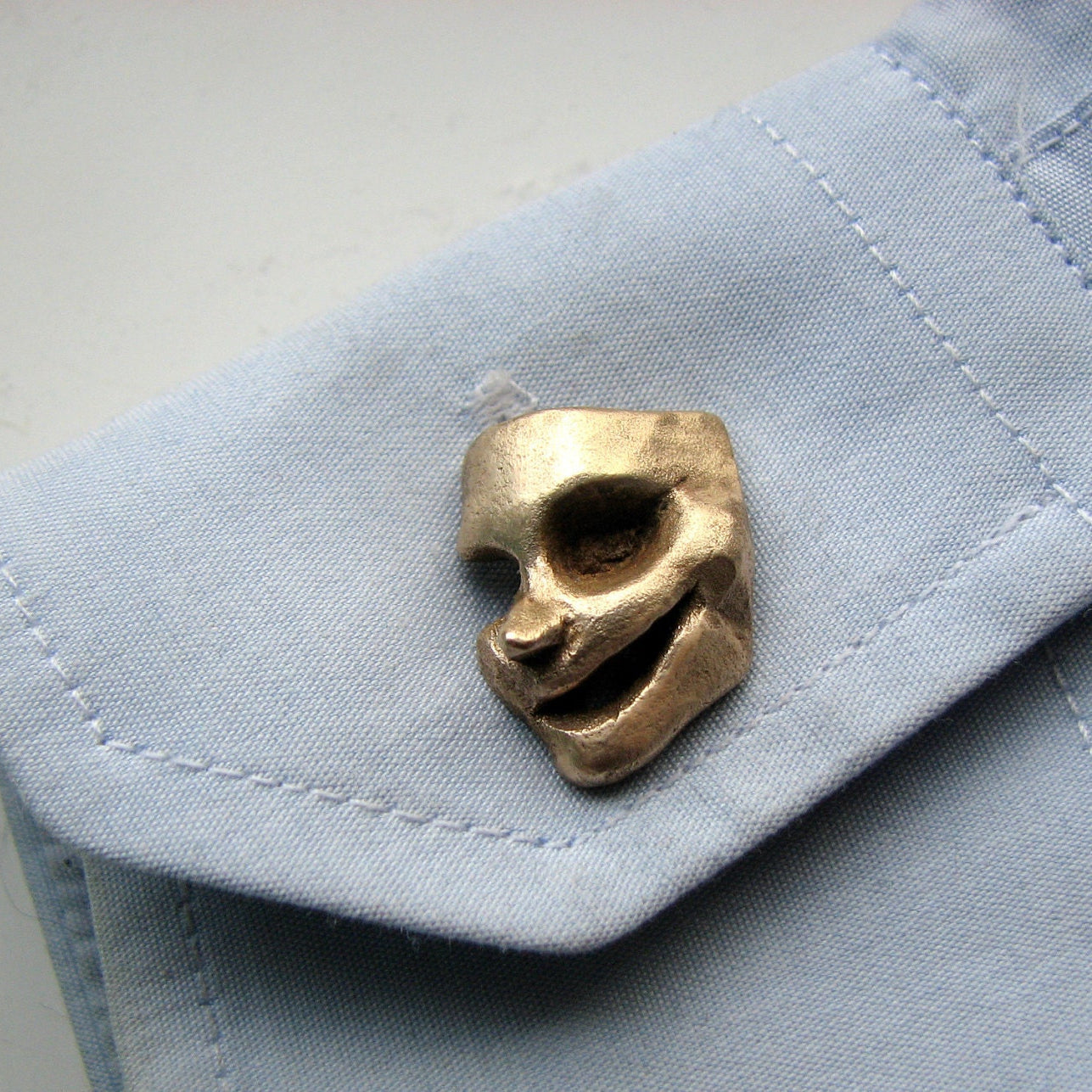 teatermask manschettknappar komedi och tragedi masker