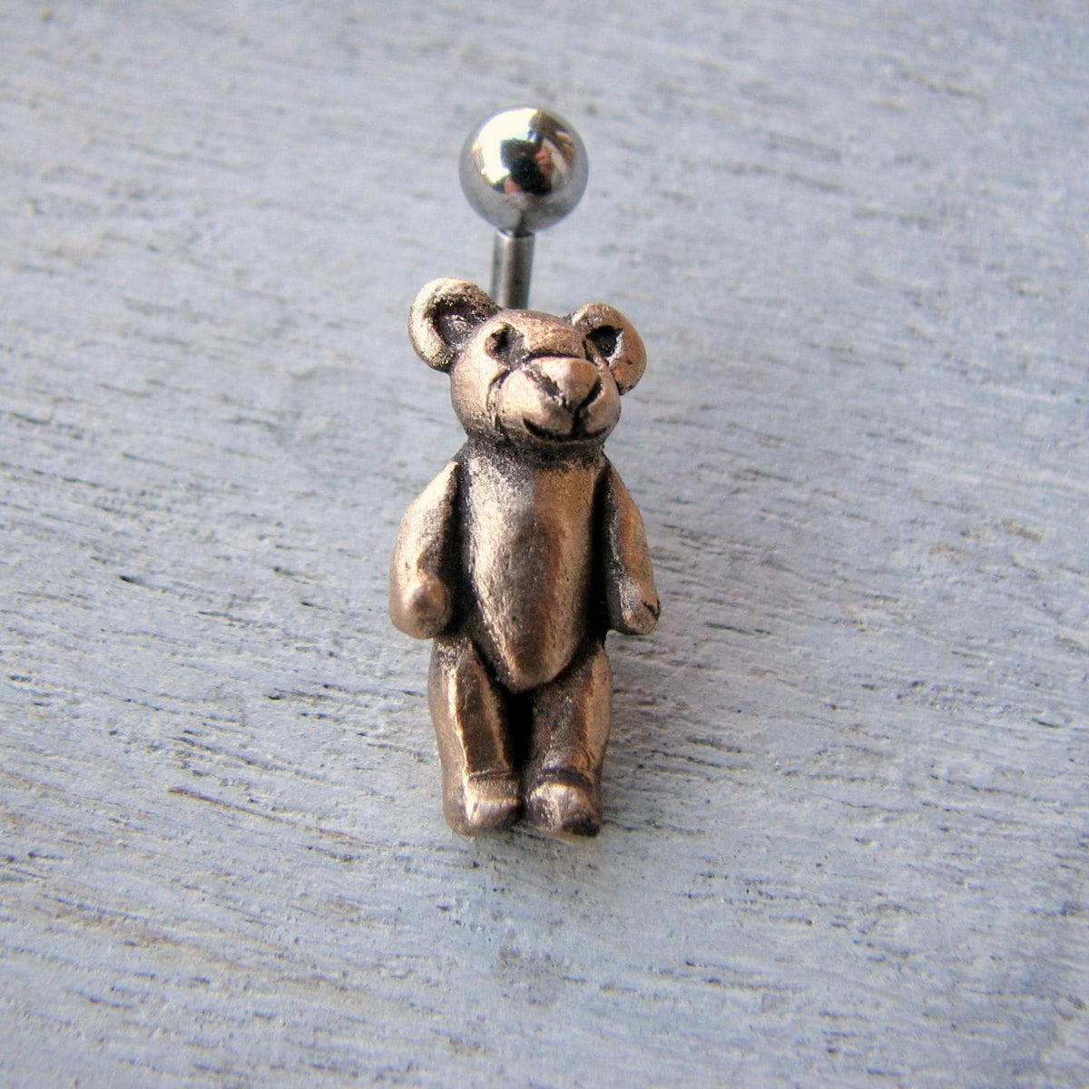 Bear Reed Piercing Teddy bear naval piercing β Anna Siivonen Art Design