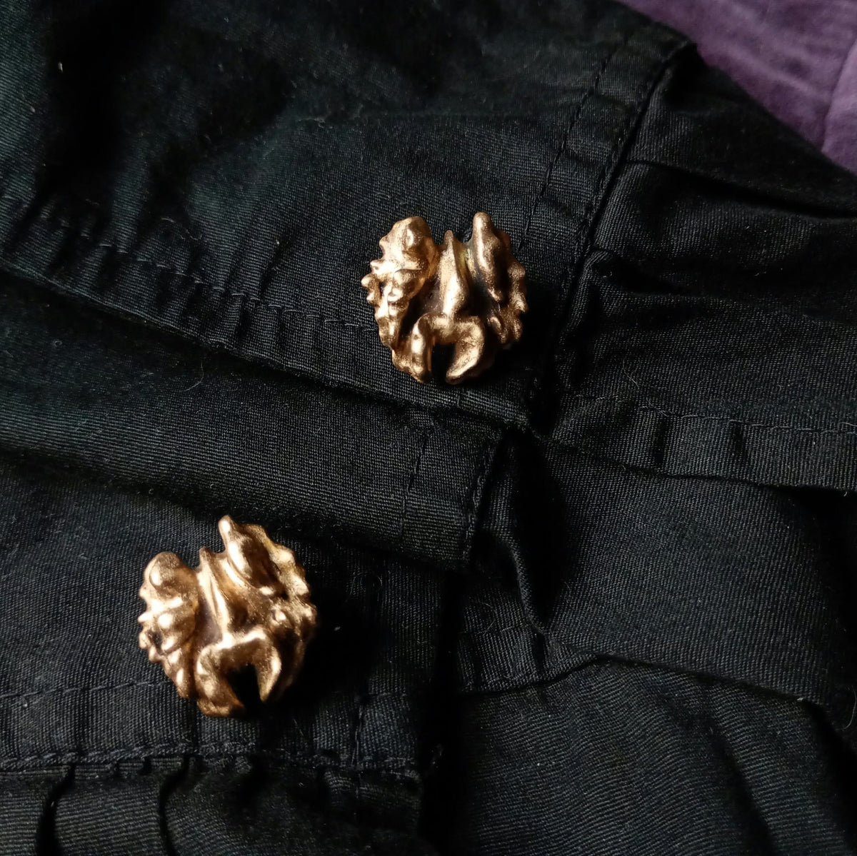 walnut kernel cuff links